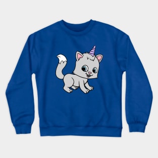 Unicorn Kitty Crewneck Sweatshirt